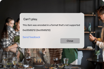 Other Video Playback Errors Due to Missing Video Codec