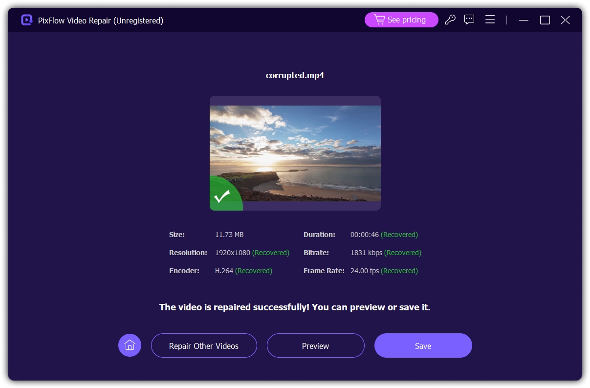 Upload Your Damaged Video